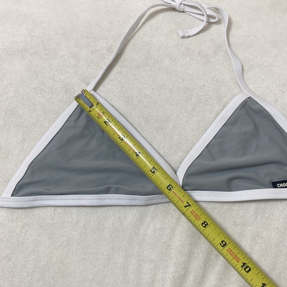 Chooks LA Bikini Top Sailor Gray size Medium - Picture 10 of 10